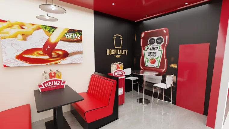 Sala VIP: gabinetes y carrito de condimentos