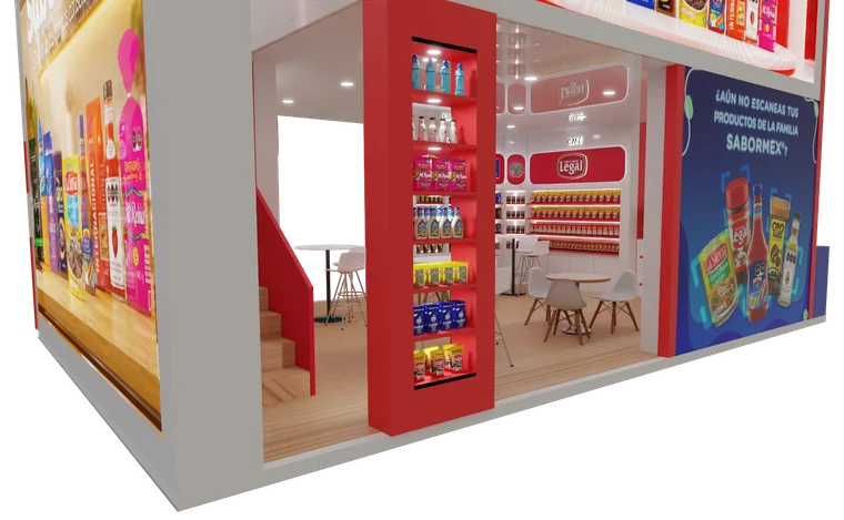 Acceso y exhibidores exteriores